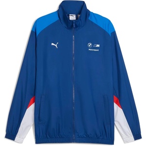 PUMA Mens Bmw M Motorsport Woven Jacket Athletic Outerwear Casual – Black(Pro Blue-m Color)