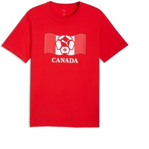 PUMA Mens Fanpack Mexico Graphic Crew Neck Short Sleeve Athletic Casual Tops Casual – Green(Puma Red-puma White)