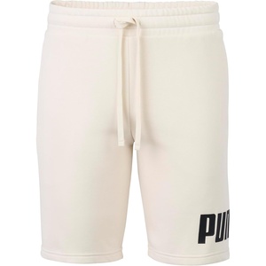 PUMA Mens Logo Fleece Drawstring 10 Inch Shorts Casual Bottoms Casual Drawstring(Alpine Snow Ss25)