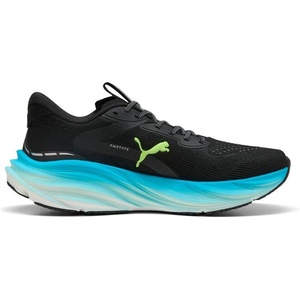 PUMA Mens Magnify Nitro 3 Running Sneakers Shoes(Puma Black/Speed Blue)