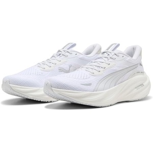 PUMA Mens Magnify Nitro 3 Running Sneakers Shoes(Puma White/Warm White)