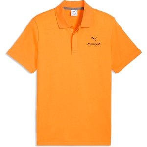 PUMA Mens Mclaren X Small Logo Short Sleeve Shirt Casual Casual – Black(Papaya)