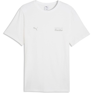 PUMA Mens Porsche Legacy Crew Neck Short Sleeve Casual Tops Casual – White(White)