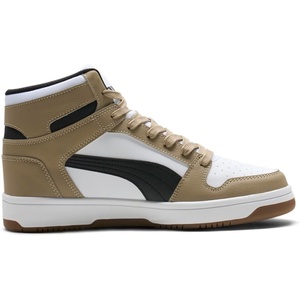PUMA Mens Rebound Layup Lo Sneaker(Oak-black-white-gum)
