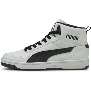 PUMA Mens Rebound Layup Lo Sneaker(Puma White Puma Black)