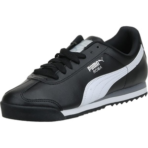 PUMA Men’s Roma Sneakers(Black/White/Silver)