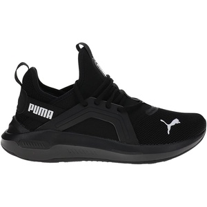 PUMA Mens Softride Enzo 5 Running Sneakers Shoes – White(Black/Black/White)