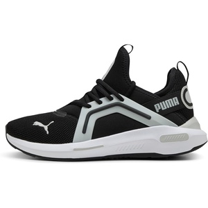 PUMA Mens Softride Enzo 5 Running Sneakers Shoes – White(Black-white-cool Light Gray)