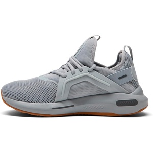 PUMA Mens Softride Enzo 5 Running Sneakers Shoes – White(Cool Mid Gray/Cool Gray Gum)