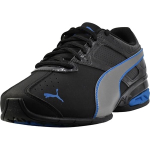 PUMA Men’s Tazon 6 FM Shoes(Puma Black-puma Aged Silver-true Blue)