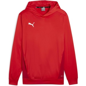 PUMA Men’s Teamgoal Training Hoodie(Puma Red-puma White-fast Red)