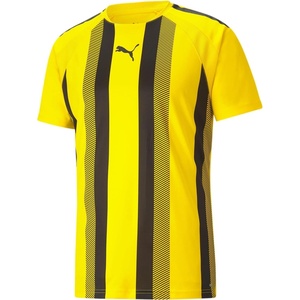 PUMA Mens Teamliga Crew Neck Short Sleeve Jersey Casual – Blue(Cyber Yellow-puma Bl)