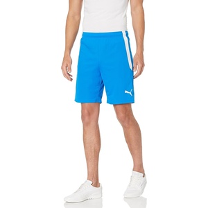PUMA Mens Teamliga Shorts Casual Bottoms Casual Drawstring(Electric Blue Lemonade-puma White)