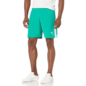 PUMA Mens Teamliga Shorts Casual Bottoms Casual Drawstring(Pepper Green/White)
