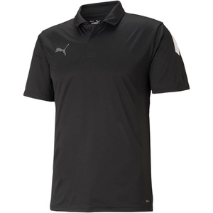 PUMA Mens Teamliga Sideline Shirt Casual Casual – Blue(Puma Black-puma Whit)