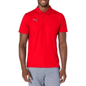 PUMA Mens Teamliga Sideline Shirt Casual Casual – Blue(Red/White)