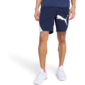 PUMA Mens Train All Day Tech 8 Inch Knit Athletic Shorts Casual Bottoms Casual – Blue(Blue)