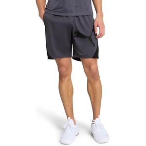 PUMA Mens Train All Day Tech 8 Inch Knit Athletic Shorts Casual Bottoms Casual – Blue(Galactic Gray Ss25)