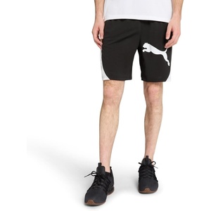 PUMA Mens Train All Day Tech 8 Inch Knit Athletic Shorts Casual Bottoms Casual – Blue(Puma Black Ss25)