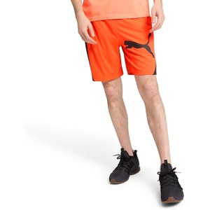 PUMA Mens Train All Day Tech 8 Inch Knit Athletic Shorts Casual Bottoms Casual – Blue(Red)