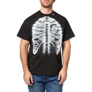 PUMA Mens Village Wear Graphic Crew Neck Short Sleeve Casual Tops Casual(Black Hoopray Vision Ah25)