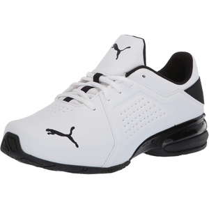 PUMA Mens Viz Runner Running Sneakers Shoes(Black/White)