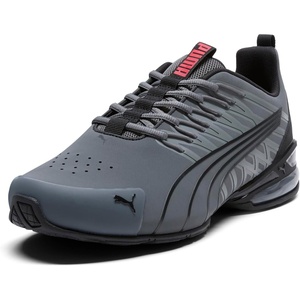PUMA Men’s Voltaic Evo Cross Trainers(Cool Dark Gray-puma Black-for All Time Red)