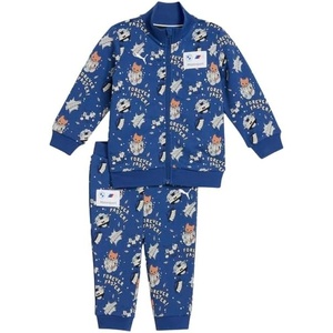 PUMA Toddler Boys Bmw M Motorsport Essential Jacket & Jogger Set Athletic Outerwear Casual – Black(Blue)