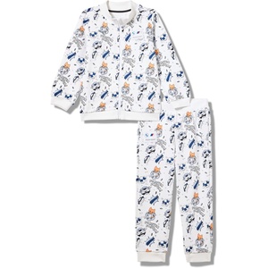 PUMA Toddler Boys Bmw M Motorsport Essential Jacket & Jogger Set Athletic Outerwear Casual – Black(Puma White-aop Ah25)