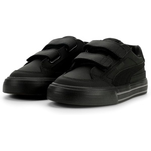 PUMA Toddler Boys Suede Ac Slip On Sneakers Shoes Casual(Black-cool Dark Gray Ah25)