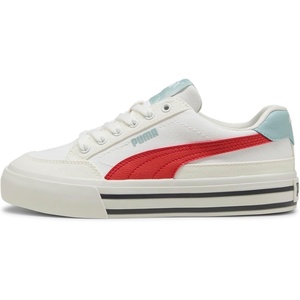 PUMA Toddler Boys Suede Ac Slip On Sneakers Shoes Casual(White)