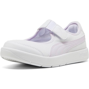 PUMA Toddler Girls Courtflex V3 Lina Slip On Sneakers Shoes Casual – Pink(Puma White-lilac Frost)