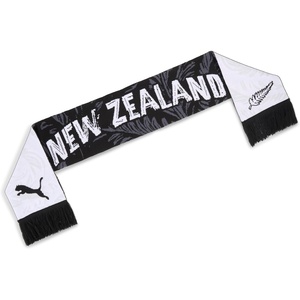 PUMA Unisex New Zealand FA Scarf, Black- White SS26, OSmallFA Nz Culture Scarf
