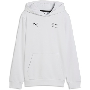 PUMA Unisex-Child BMW M Motorsport Essentials Hoodie(Silver Mist)