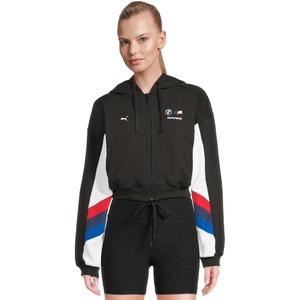 PUMA Women Bmw M Motorsport Sweat Jacket(Puma Black)