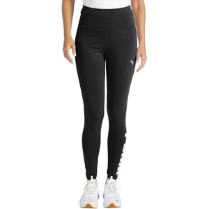 PUMA Women’s Athletic Logo Tights(Black-white Ss25)