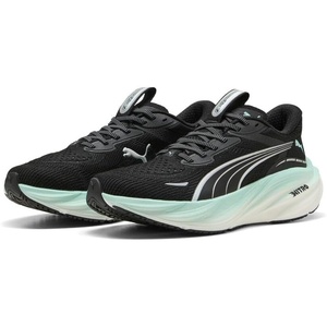 PUMA Womens Magnify Nitro 3 Running Sneakers Shoes(Puma Black/Mint Melt)