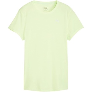 PUMA Womens Run Favorites Velocity Crew Neck Short Sleeve Athletic Running Casual Tops – Green(Fizzy Apple)