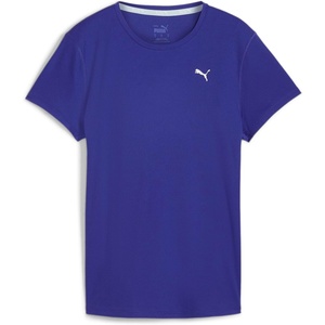 PUMA Womens Run Favorites Velocity Crew Neck Short Sleeve Athletic Running Casual Tops – Green(Lapis Lazuli Aw24)