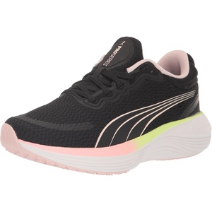 PUMA Womens Scend Pro Running Sneakers Shoes – Black(Puma Black-frosty Pink-speed Green-puma White)