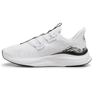 PUMA Womens Softride Harmony Lace Up Sneakers Shoes Casual – Black(White/Black)