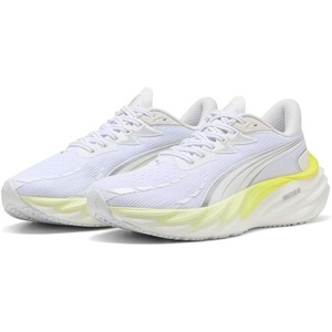 PUMA Womens Velocity Nitro 4 Running Sneakers Shoes(Puma White-apple Spritz)