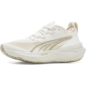 PUMA Womens X Alex Toussaint Foreverrun Nitro 2 Running Sneakers Shoes – Beige(Alpine Snow/Warm White)