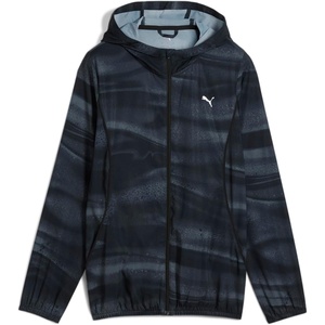 PUMA womens Run Velocity Woven Jacket(Puma Black Ss25)