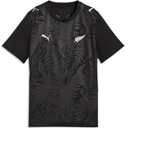 Puma Junior New Zealand Home Jersey Replica(Puma Black-puma Silver)