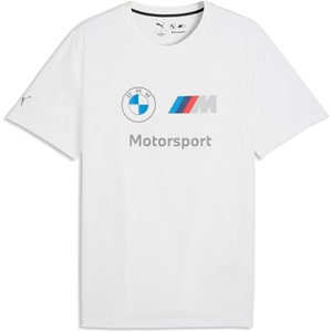 Puma Men’s BMW M Motorsport Essentials Logo T-Shirt(Puma White)