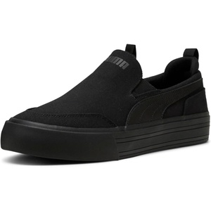 Puma Mens Court Classic Vulc Slip on Shoes(Black/Black)