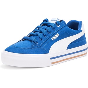 Puma Mens Court Classic Vulc Slip on Shoes(Clyde Royal-white Ah25)