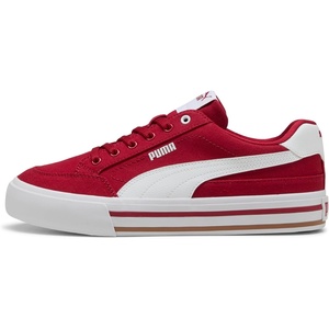 Puma Mens Court Classic Vulc Slip on Shoes(Red)
