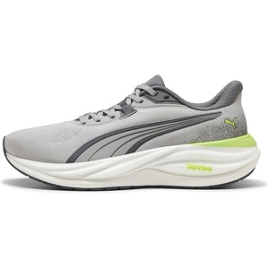 Puma Mens Electrify Nitro Running Shoes(Gray Echo-sunny Lime)